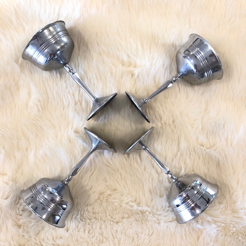 Silver Cordial Mini Chalices - Picture 2 of 6